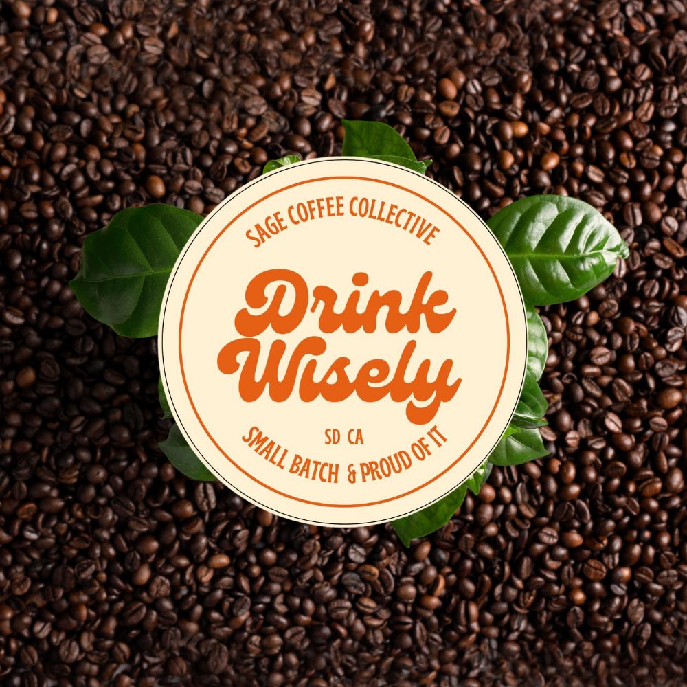 Groovy Drink Wisely Sticker