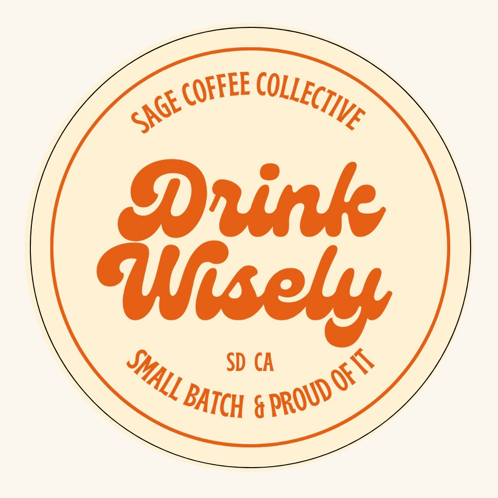 Groovy Drink Wisely Sticker