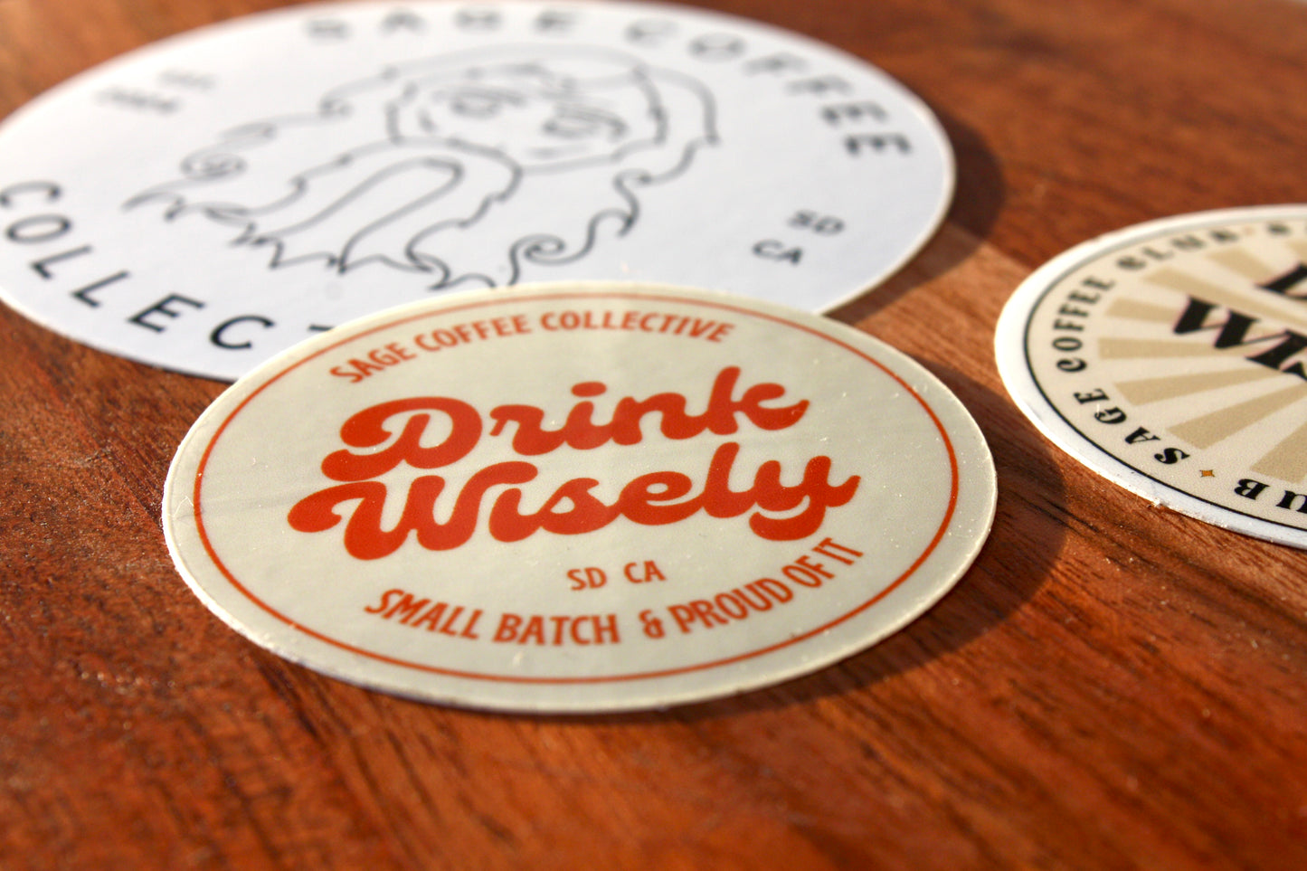 Groovy Drink Wisely Sticker